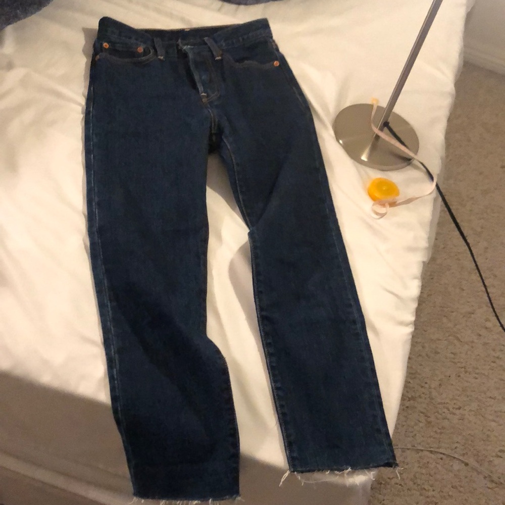 Levi’s wedgie jeans inseam ~24.5 inches